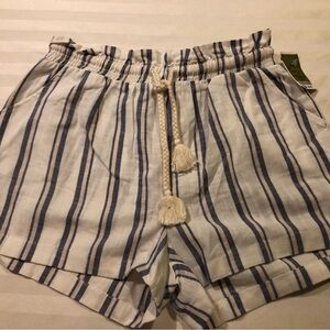 Free with Full Price Purchase! NWT Striped Women's Shorts - Size Large